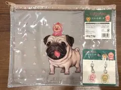 こびとづかん カクレモモジリ フラットポーチ プチチャーム 2点セット