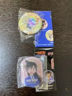 くら寿司×名探偵コナンハロウィンの花嫁　安室缶バッジ&毛利蘭ハードシール