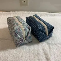 お買い得です　ハンドメイド　キャラメル型ポーチ　2つ