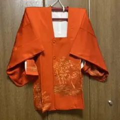 新品未使用　金箔模様　高級正絹道行コート