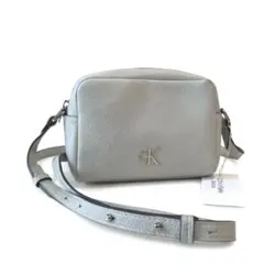 ⭐︎新品⭐︎ CKカルバンクラインショルダーバッグ レディース グレーホワイト