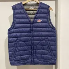 ダントン DANTON ベスト インナーダウン ナイロン ネイビー 紺色