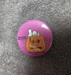 スヌーピーミュージアム　缶バッジ　ハロウィン