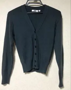 UNIQLO U　メリノブレンドVネックカーディガン　グレー