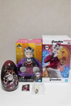 【鬼滅の刃】一番くじ C賞幼少期童磨 フィギュア エッグ缶 ねむらせ隊 童磨