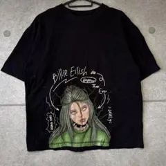 s55 ビリーアイリッシュ Happier Than Ever Tシャツ S