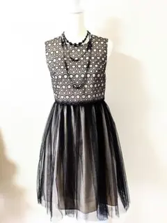 レディース　パーティードレス　ネックレス2点おまけ付き✨美品✨