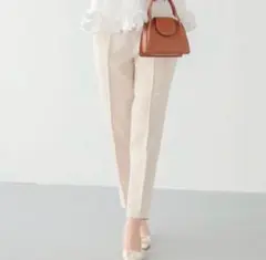 fitmore ps ハートモチーフテーパードパンツ