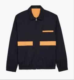 リバーシブルジャケット 黒 ブラック オレンジ ザラ ZARA リミテッド XL