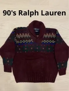 90's Ralph Lauren hand knit sweater