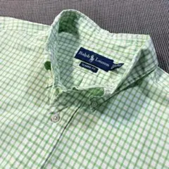 美品 US企画 90s Ralph Lauren チェックシャツ ラルフローレン