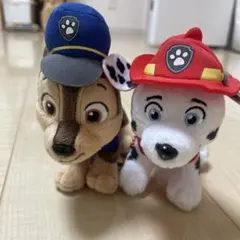 パウパトロール　ぬいぐるみ　チェイス　マーシャル