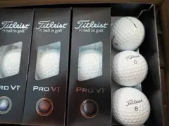 正規品　Titleist Pro V1 ゴルフボール 5 6 7 8番のサムネイル