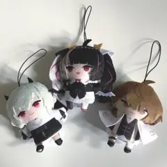 にじぱぺっと　SMC組3周年記念グッズ　3体セット