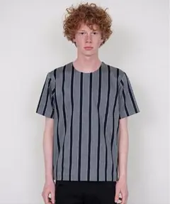 DISCOVERD ストライププルオーバー　グレー M 美品のサムネイル
