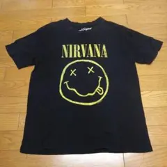 NIRVANA スマイリー顔 Tシャツ 黒 Lサイズ 正規品 B品】NIRVANA スミリー顔 ブラック Tシャツ XL - メルカリ