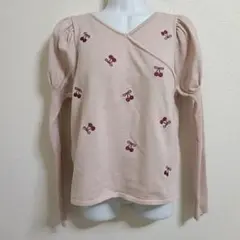 【新品未使用】melume しまむら チェリー カシュクール トップス M 刺繍のサムネイル