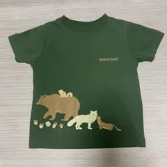 mont-bell キッズ　動物プリント Tシャツ