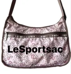 レスポートサック ショルダーバッグ ピンク 花柄 ナイロン 軽量