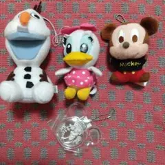 ディズニー　マスコット・キーチェーン4点セット