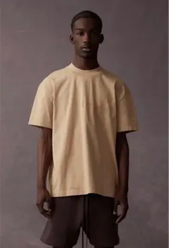 FOG Essentials ボンディング ロゴ Tシャツ ベージュ XS