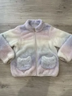 anyFAM ネコポケットボアブルゾン レインボー 120サイズ