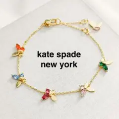 B582/kate spade/クリア クリスタル バタフライ ブレスレット - メルカリ