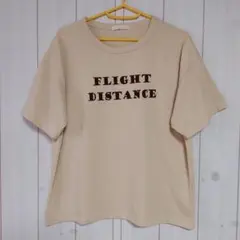 ehka sopo ロゴプリント Tシャツ　ゆったりカットソー
