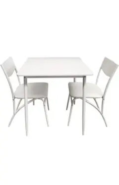 ダイニングテーブル チェアセット ホワイト家具 インテリア 机 食卓 チェア2脚