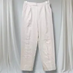 チャコクローゼット タック入りテーパードパンツ ベージュ L ウエストゴム