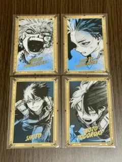 僕のヒーローアカデミア原画展 箔押しクリアカード 轟焦凍 全4種