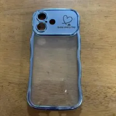 iPhone17用ケース Smile every day ハート柄