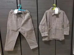 GLOBALWORK　新品未使用タグ付き　110cm コーデュロイ セットアップ