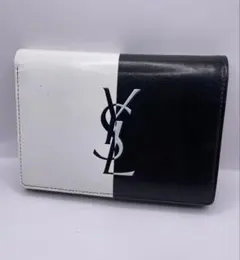 【希少】Yves Saint Laurent イヴサンローラン 折財布 YSLのサムネイル