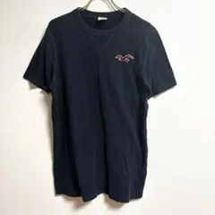 ✨定番✨ HOLLISTER 【M】Ｔシャツ ワンポイント ネイビー カジュアル