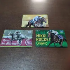 使用済み JRA QUOカード 3枚セット