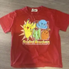 ポケットモンスター Tシャツ レッド ピカチュウのサムネイル