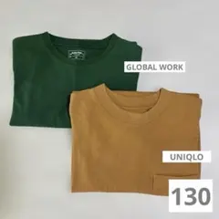 男の子　長袖Tシャツ　2枚セット　130