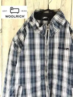 【ビンテージ★古着】WOOLRICH ブルゾン スイングトップ チェック柄 薄手