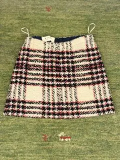 MARNI チェック柄ツイードミニスカート 40/11号のサムネイル