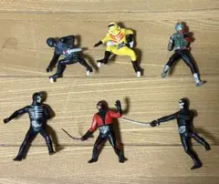 仮面ライダー 戦隊ヒーロー　ショッカー戦闘員 フィギュア 6体セット