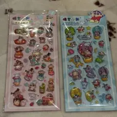 しんちゃんシール　硬いシール　3Dシール　海外製