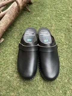 本革 黒 ミュール 38サイズのサムネイル