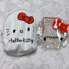 2こセット　ハローキティフェイス　ミニポーチ　未使用