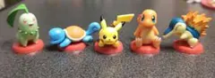 ５体セット　ポケットモンスター 旅立ちの３匹　チョコエッグ　ポケモン フィギュア