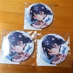 ゾンビランドサガ くじ引き堂 水野愛 大きめ缶バッジ アクリルブロック