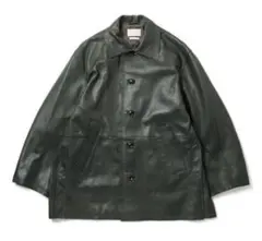 YOKE CUT-OFF LEATHER CAR COAT size1