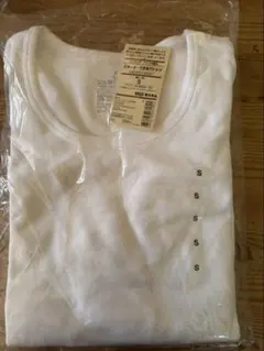 新品タグ付き 無印良品 クルーネック長袖Tシャツ 婦人用