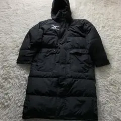 美品■ミズノ ベンチコート ダウンコート ブラック M
