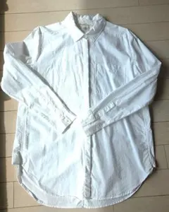 H&M ホワイト 長袖シャツ